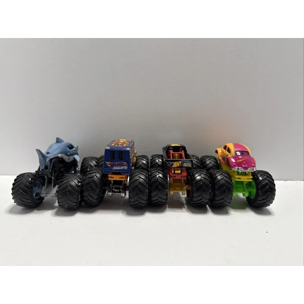 Hot Wheels Monster Trucks Lot Of 4